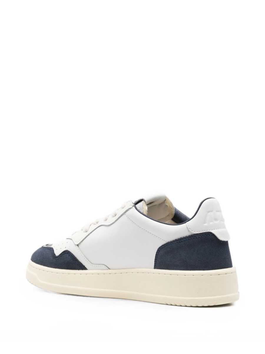 Sneakers AUTRY albi din piele si piele intoarsa - Img 3
