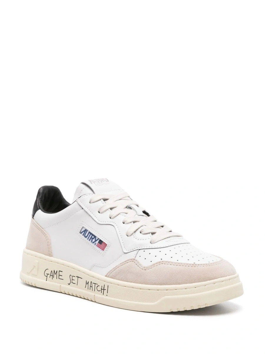 Sneakers AUTRY albi din piele - Img 2