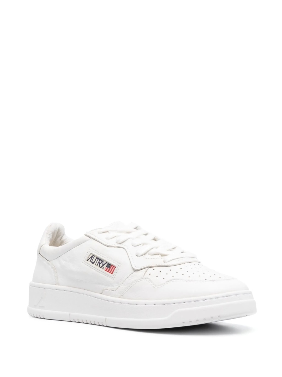 Sneakers AUTRY albi din piele - Img 2