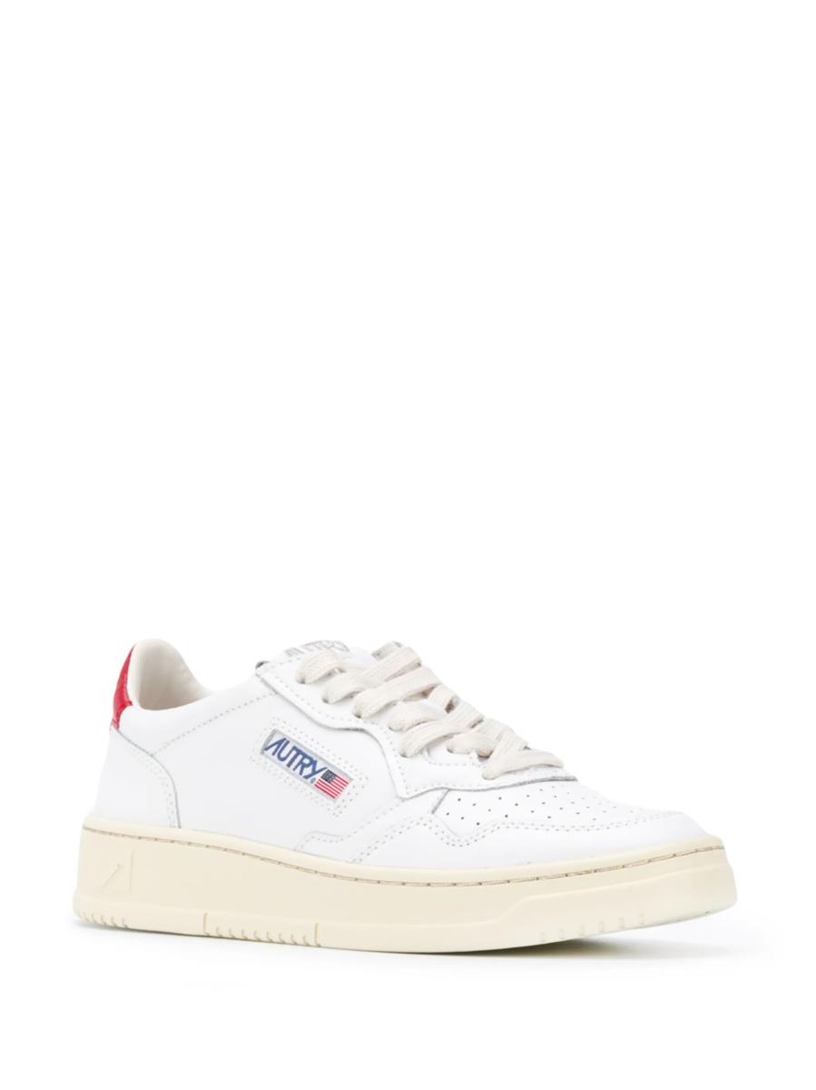 Sneakers AUTRY albi din piele - Img 2