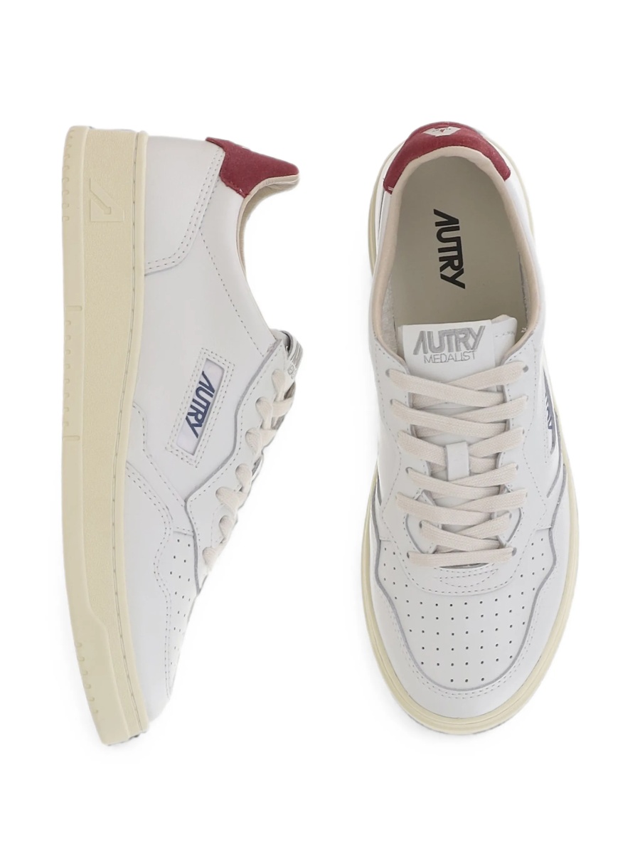 Sneakers AUTRY albi din piele - Img 4