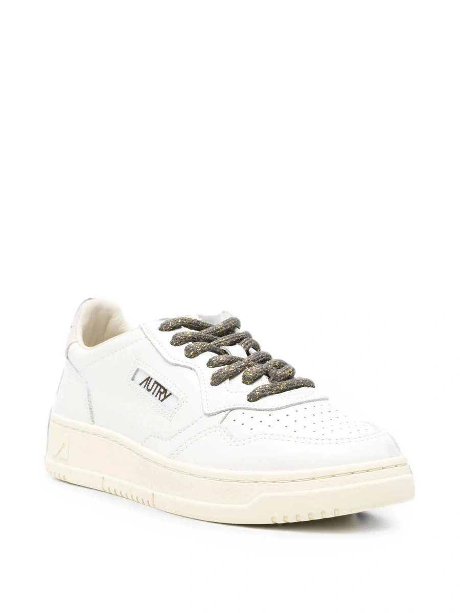 Sneakers AUTRY albi din piele - Img 2