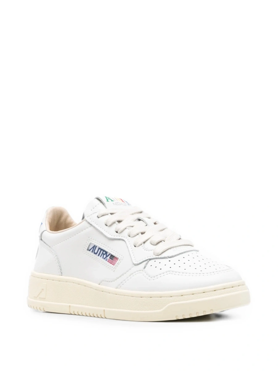 Sneakers AUTRY albi din piele - Img 2