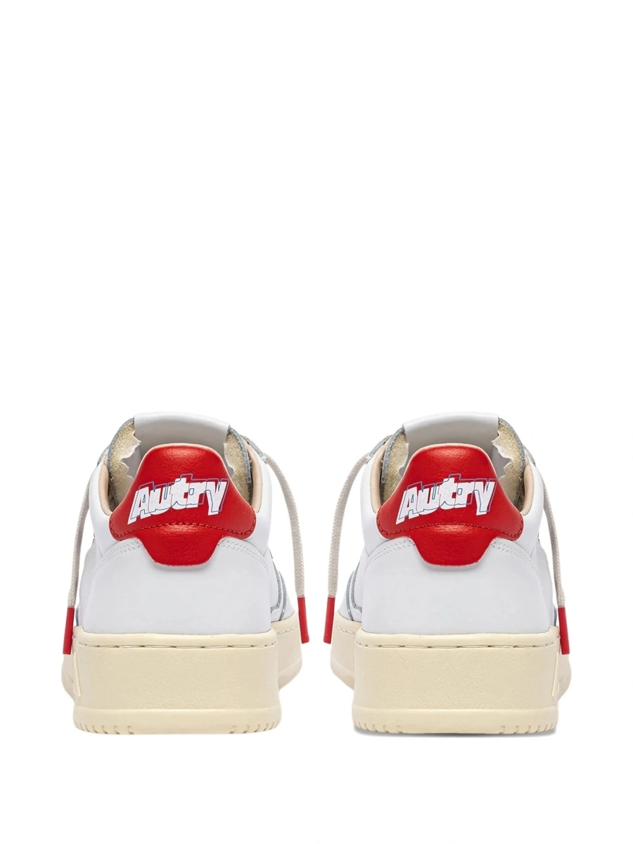 Sneakers AUTRY albi din piele - Img 3