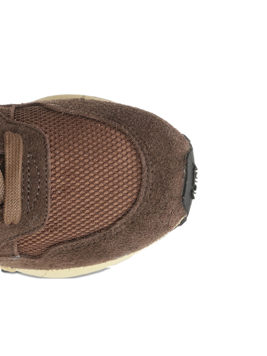 Sneakers AUTRY maro din piele intoarsa si nylon - Img 5
