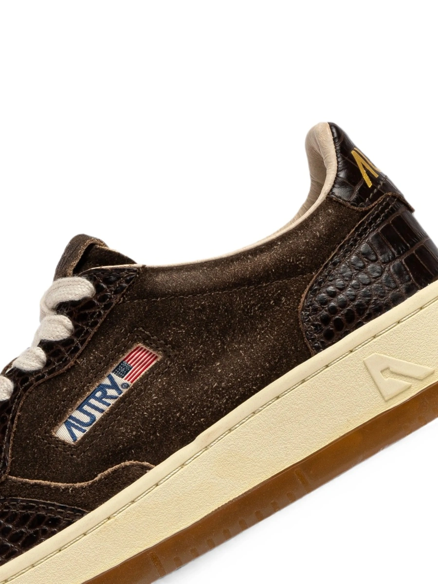 Sneakers AUTRY maro din piele - Img 3