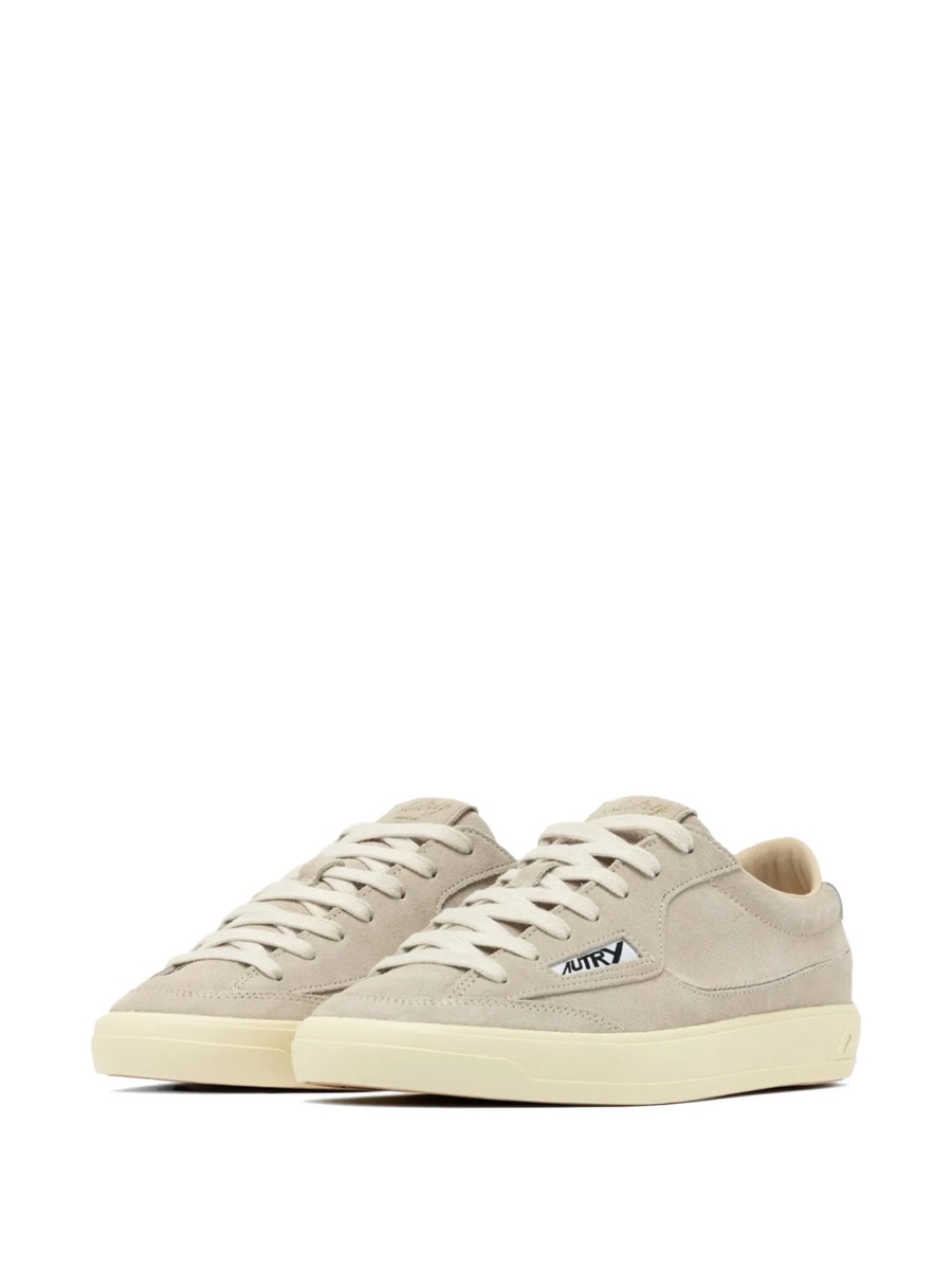 Sneakers AUTRY neutri din piele intoarsa si piele - Img 2