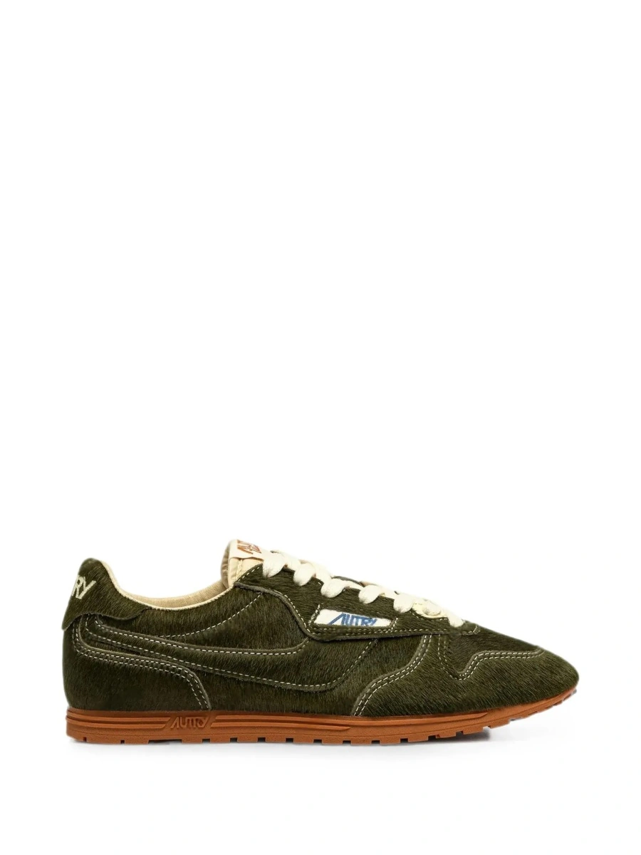 Sneakers AUTRY verzi din piele intoarsa - Img 6