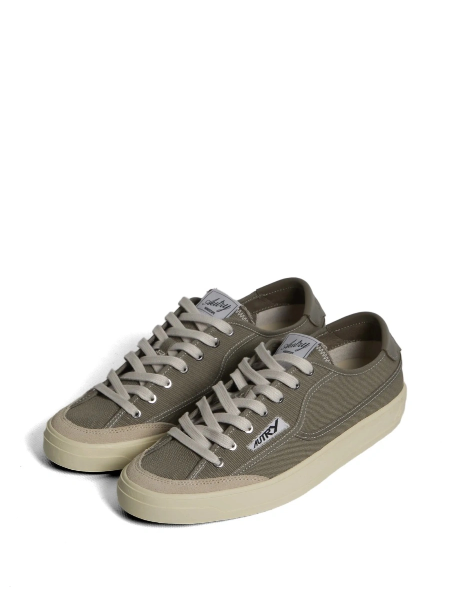 Sneakers AUTRY verzi din piele si material textil - Img 2