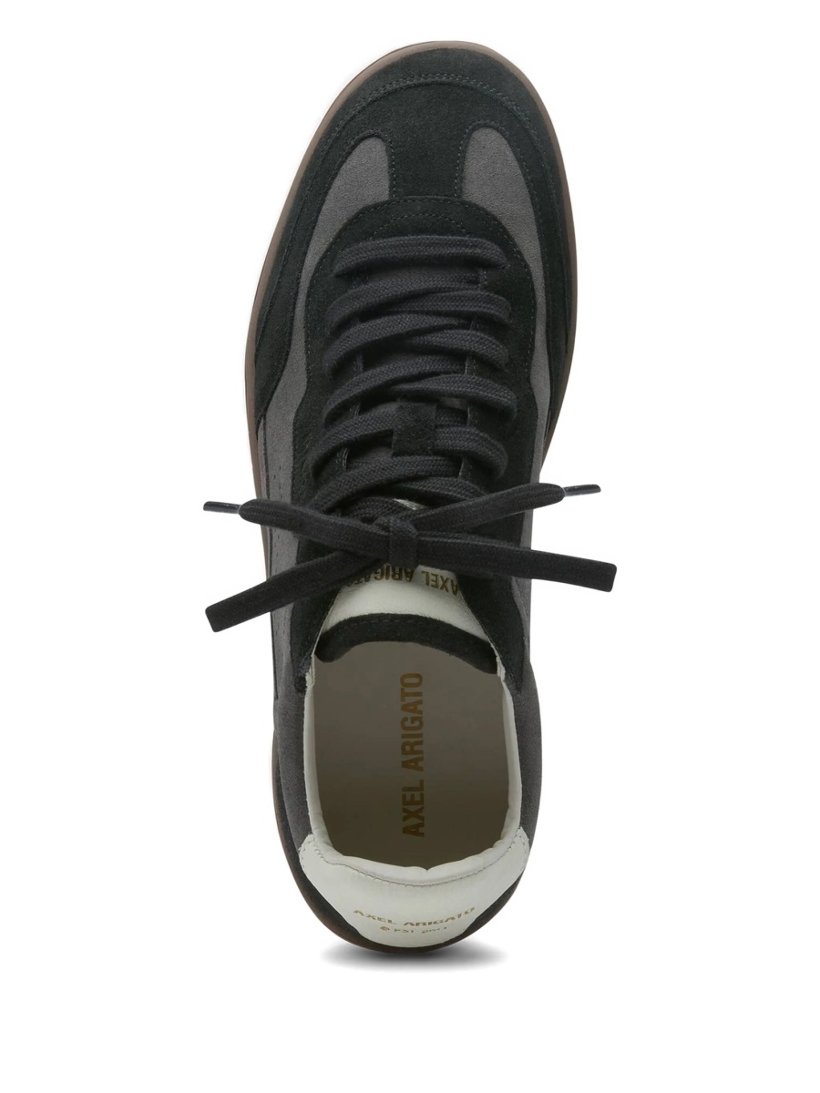 Sneakers AXEL ARIGATO gri din piele intoarsa si piele - Img 3