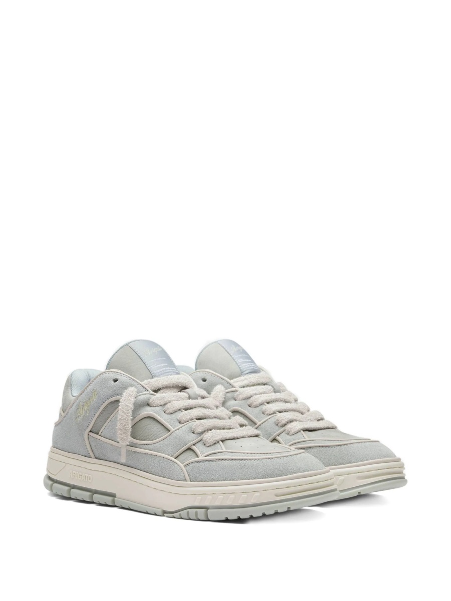 Sneakers AXEL ARIGATO gri din piele intoarsa si piele - Img 2