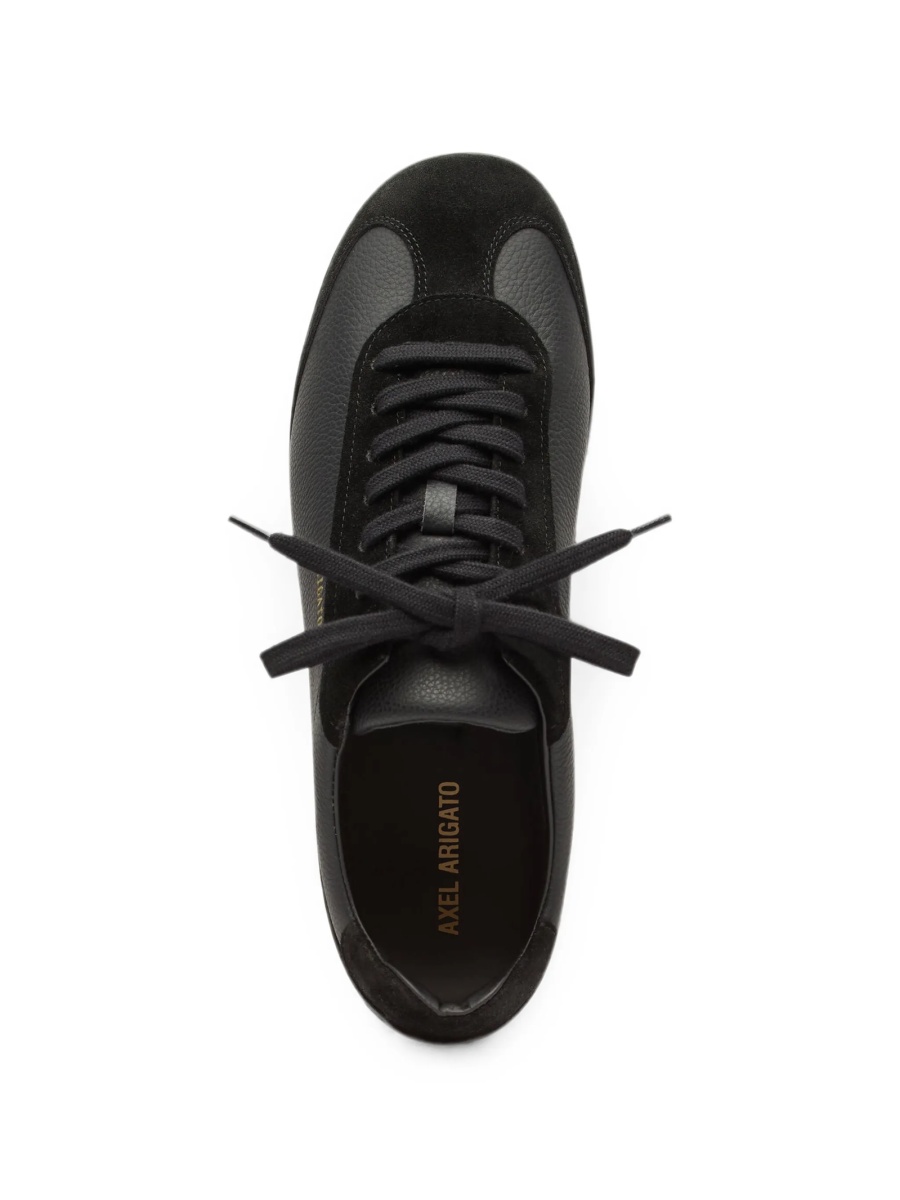 Sneakers AXEL ARIGATO negri din piele intoarsa si piele - Img 3