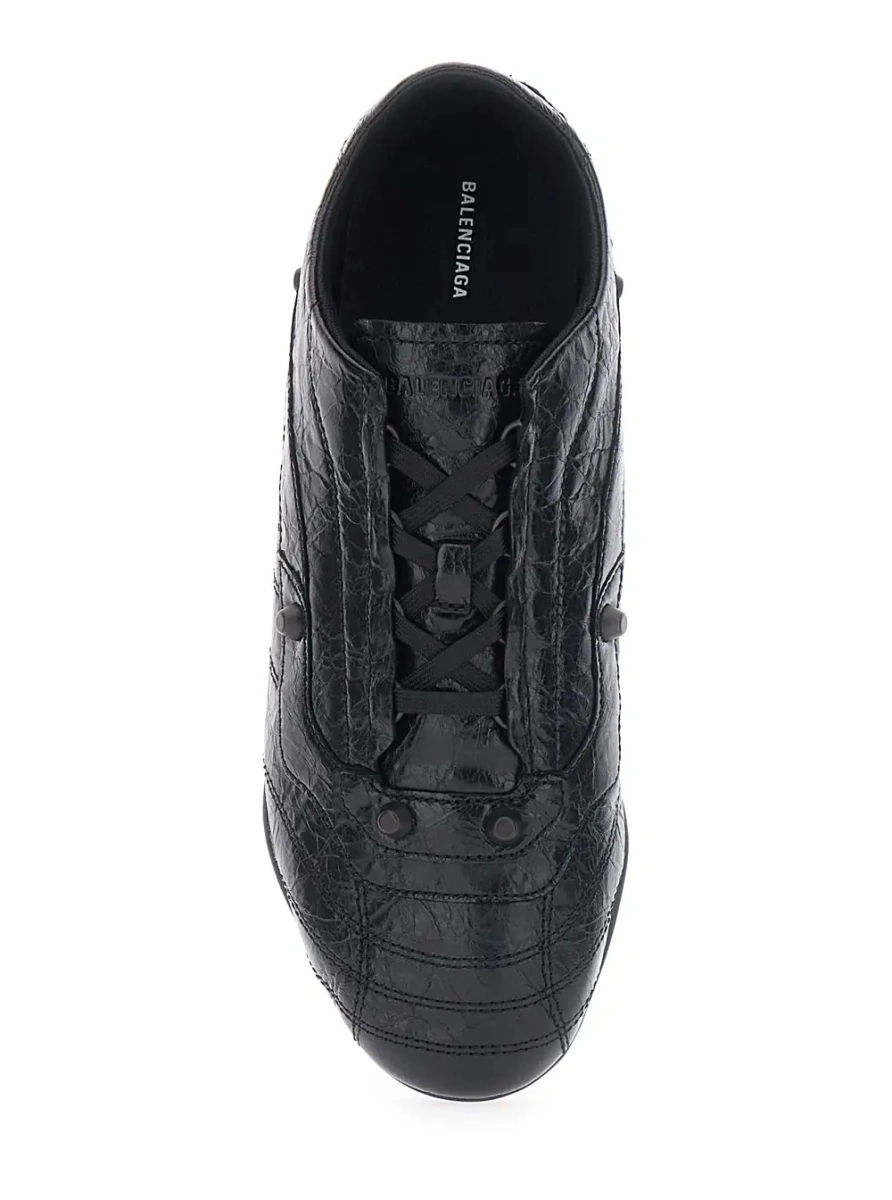 Sneakers Balenciaga 'City' negri din piele - Img 4