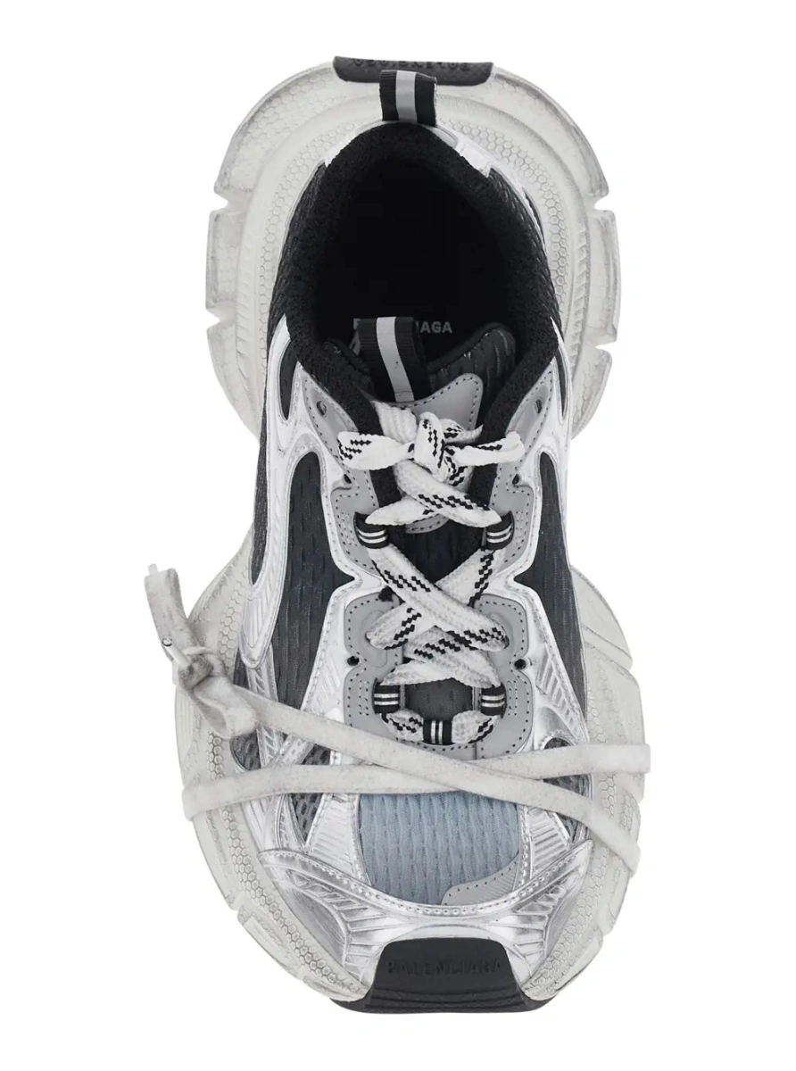 Sneakers Balenciaga gri din material tehnic - Img 3