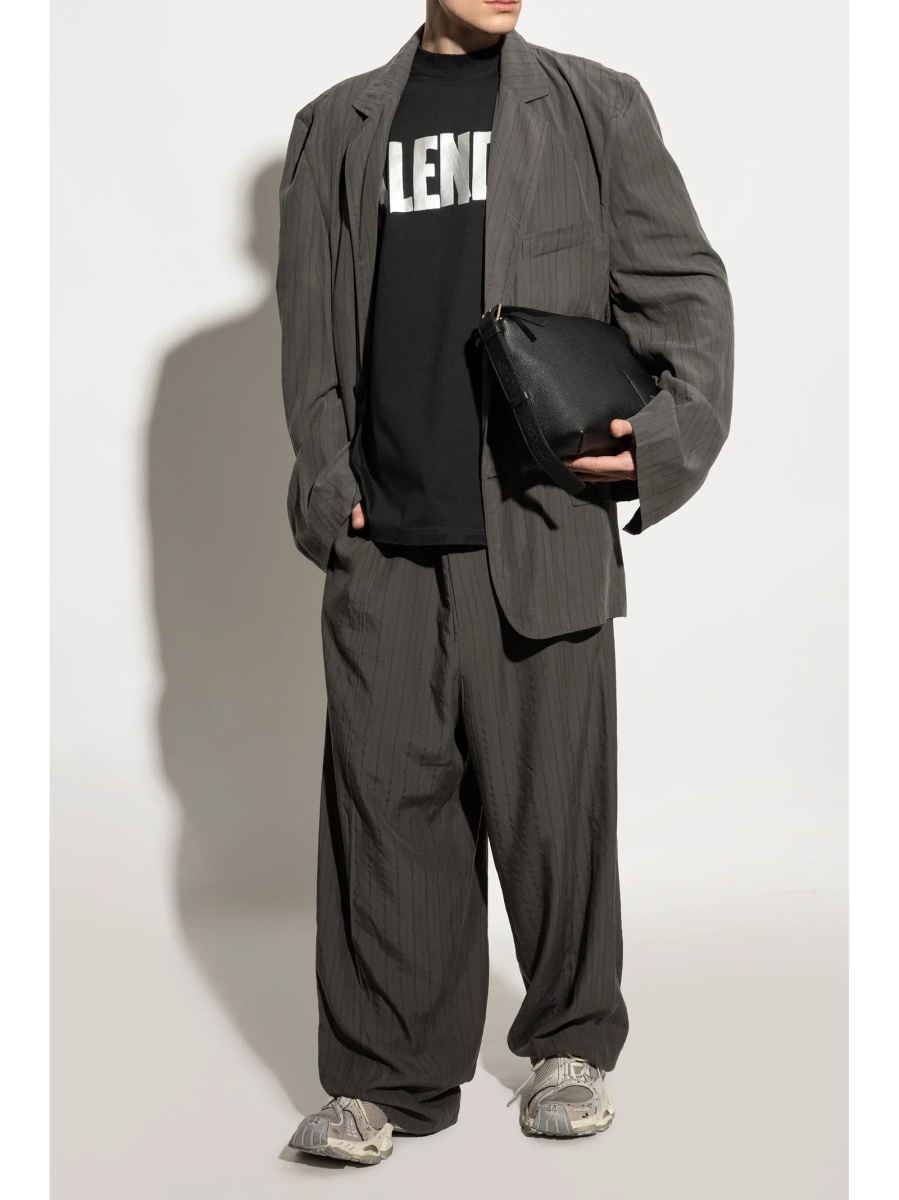 Sneakers Balenciaga neutri din poliuretan si polyester - Img 3