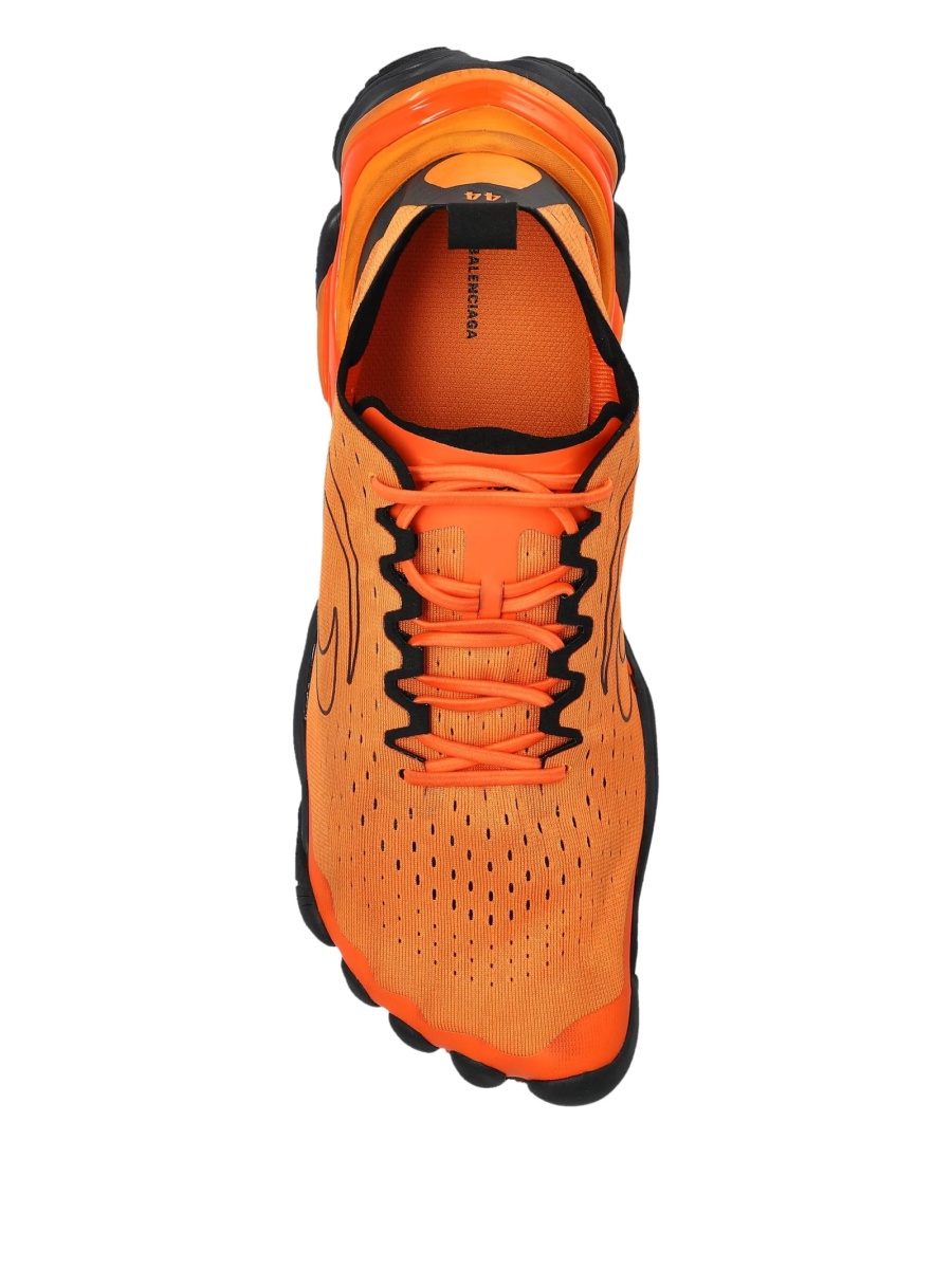 Sneakers Balenciaga portocalii din polyester - Img 4