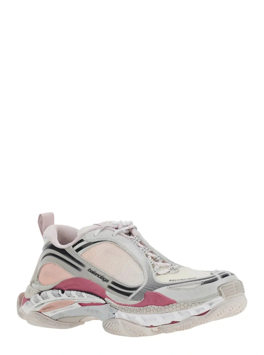 Sneakers Balenciaga 'Triple S' multicolor din piele - Img 2