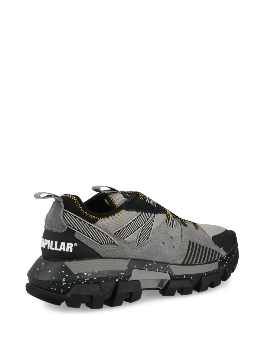 Sneakers Caterpillar gri din piele intoarsa - Img 4