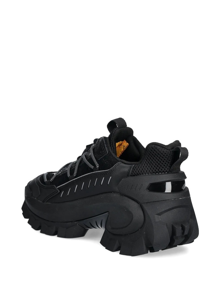 Sneakers Caterpillar negri din piele intoarsa si fibre - Img 2