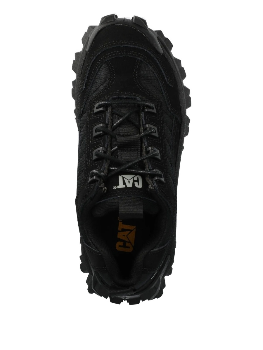 Sneakers Caterpillar negri din piele si plasa - Img 2