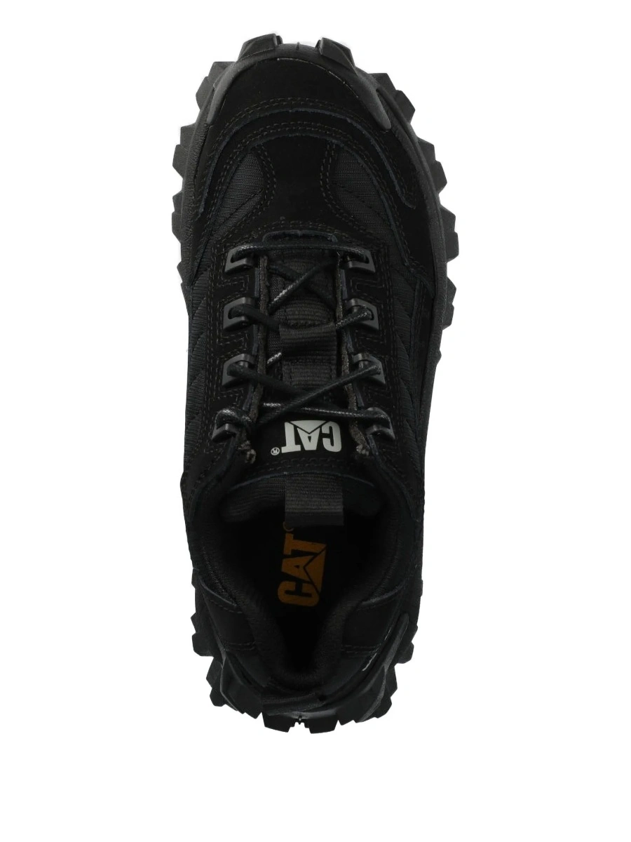 Sneakers Caterpillar negri din piele si plasa - Img 2