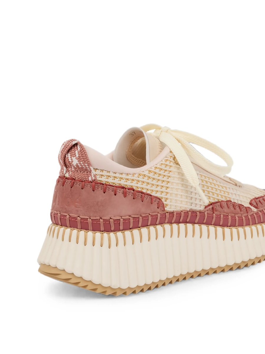 Sneakers Chloe neutri din polyester si tpu - Img 5