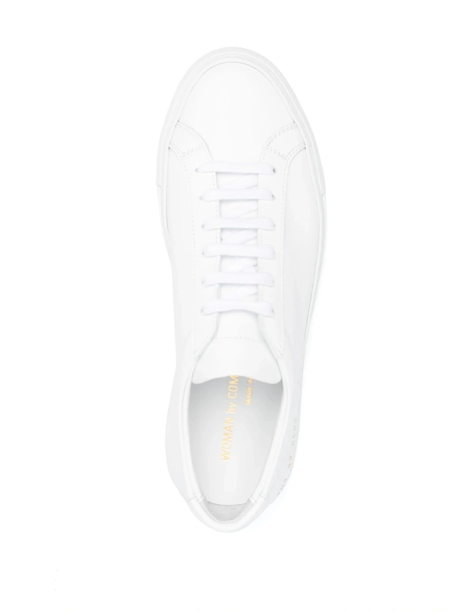 Sneakers Common Projects achilles neutri din piele - Img 4