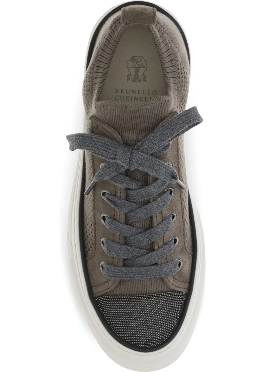 Sneakers Cotton knit and suede Sneakers - Img 4