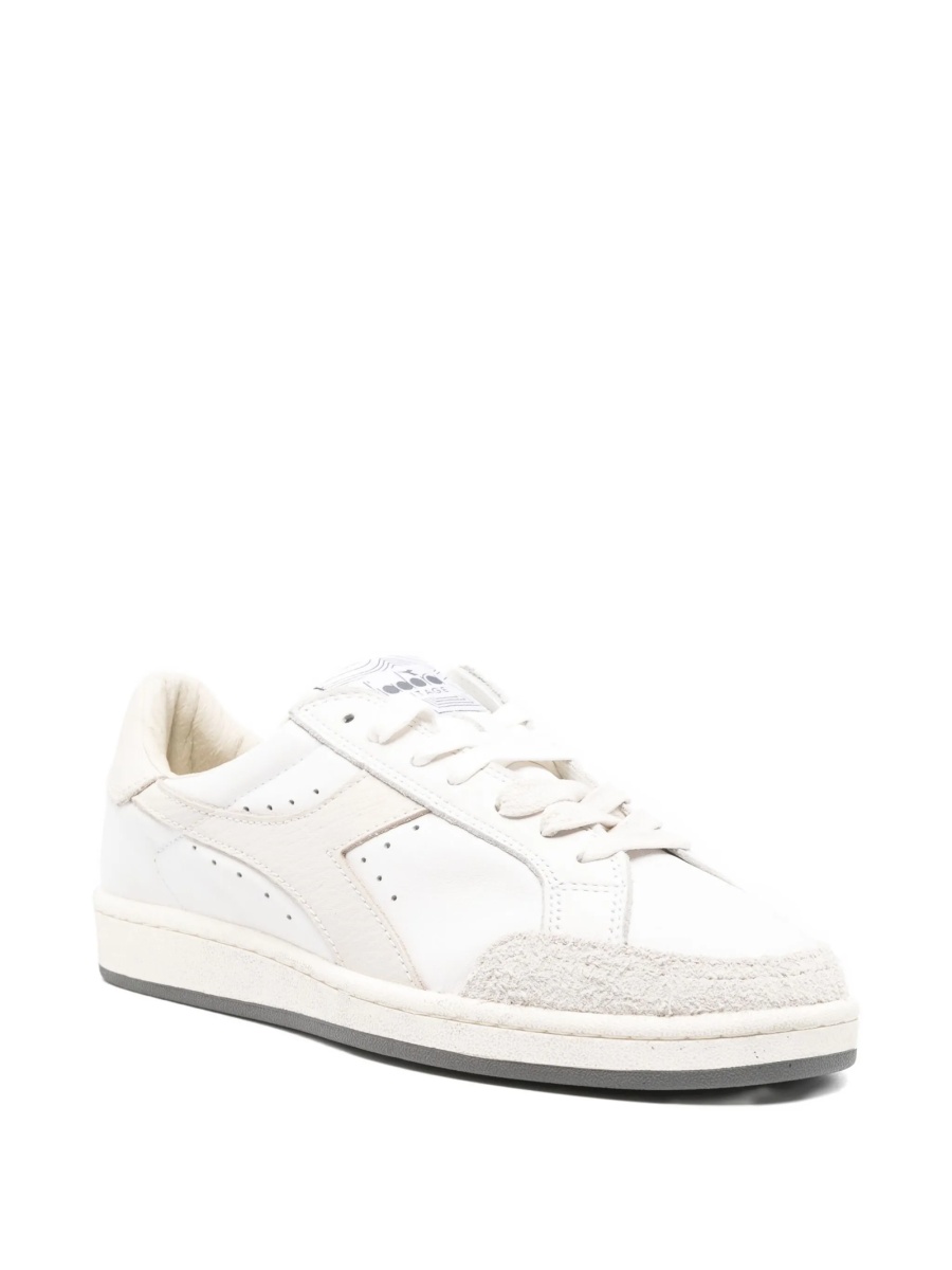 Sneakers Diadora albi din piele - Img 2