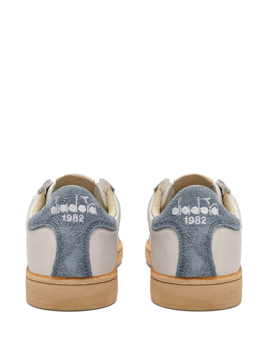 Sneakers Diadora neutri din piele si piele intoarsa - Img 3