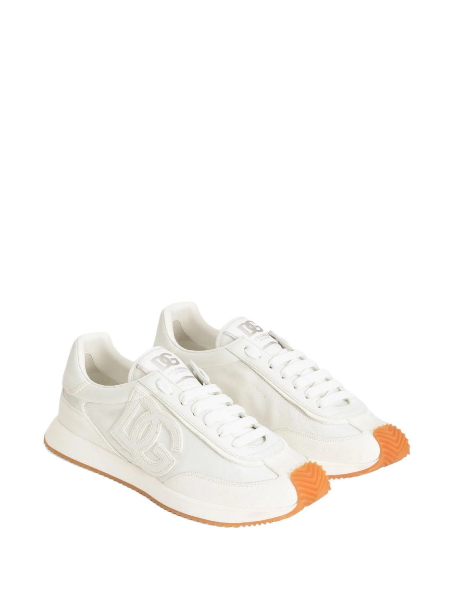 Sneakers Dolce &amp; Gabbana albi din piele - Img 2