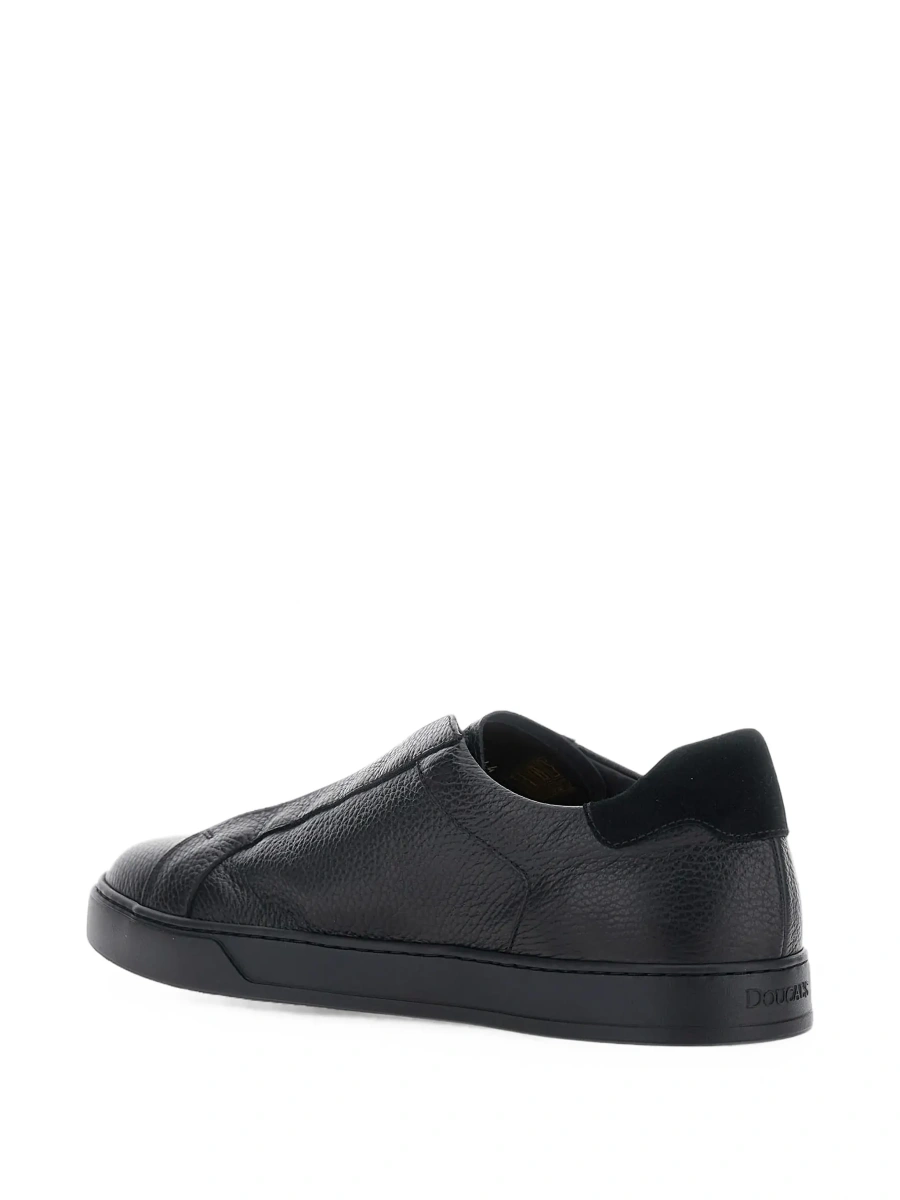 Sneakers Doucal's negri din piele 'Spencer' - Img 6