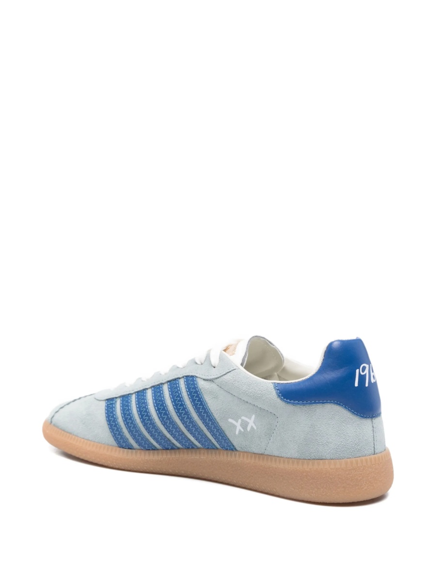Sneakers DSQUARED2 albastri din poliamida si piele intoarsa - Img 3
