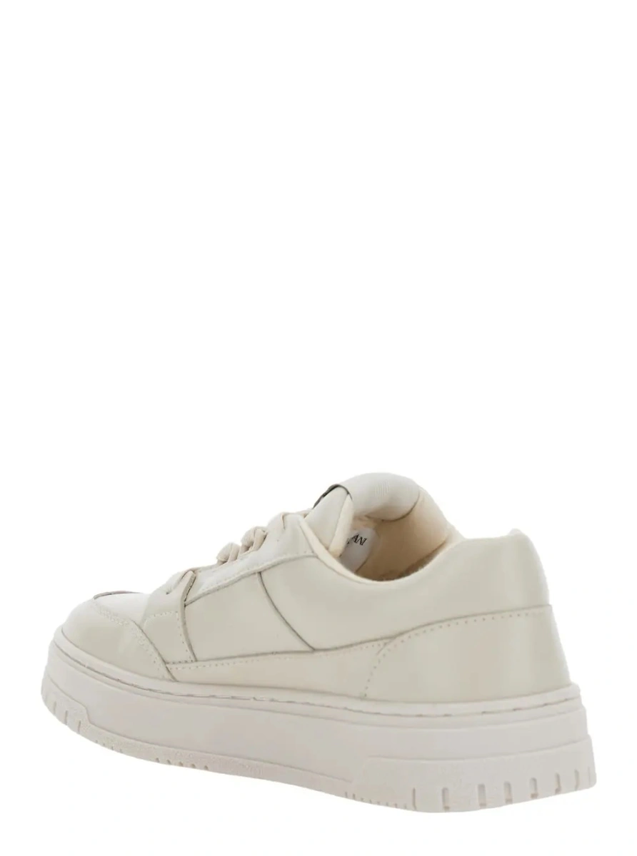 Sneakers EMPORIO ARMANI KIDS bej din piele - Img 3