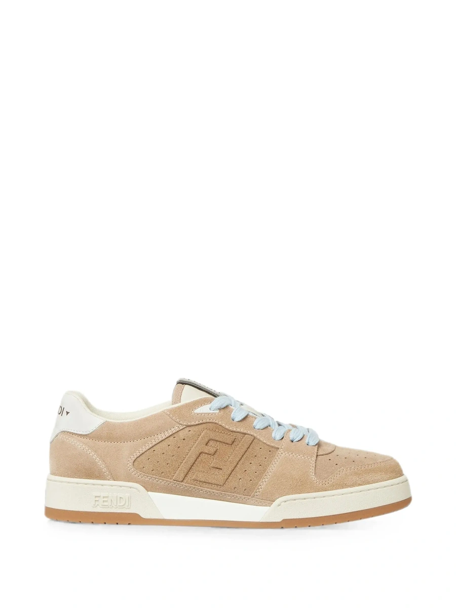 Sneakers Fendi bej din piele intoarsa - Img 8