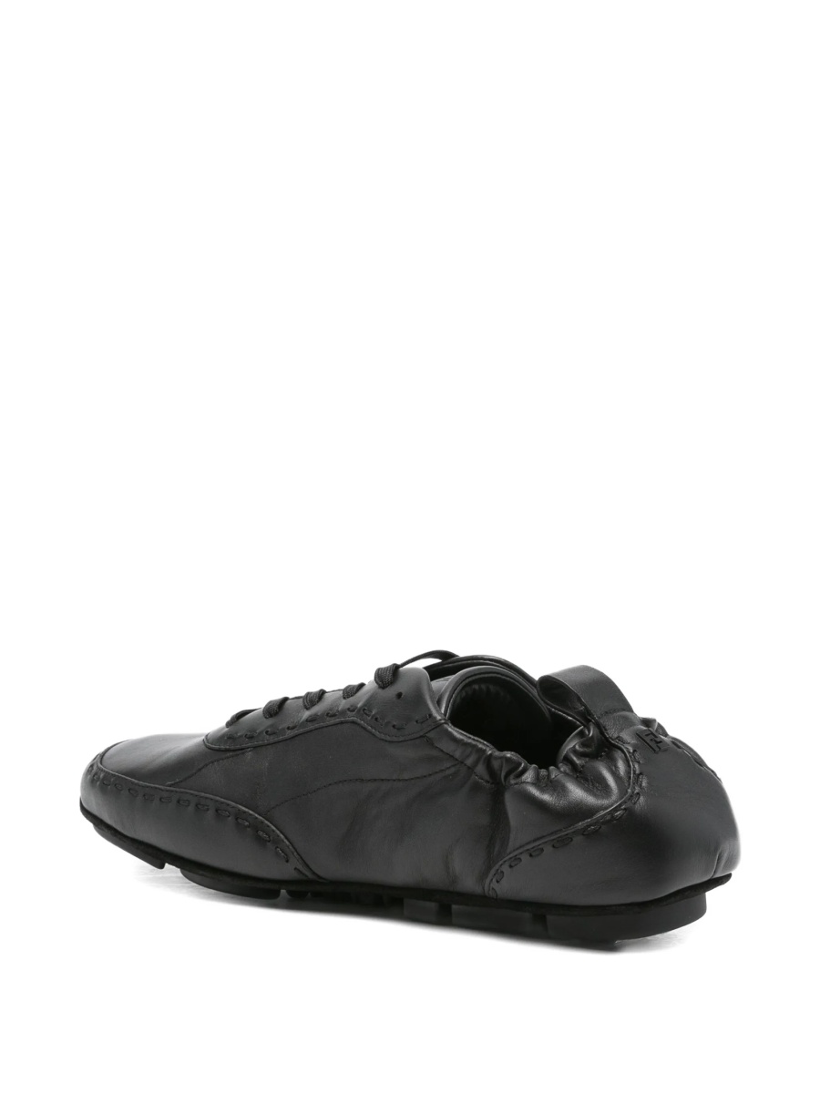 Sneakers Fendi negri din piele - Img 3