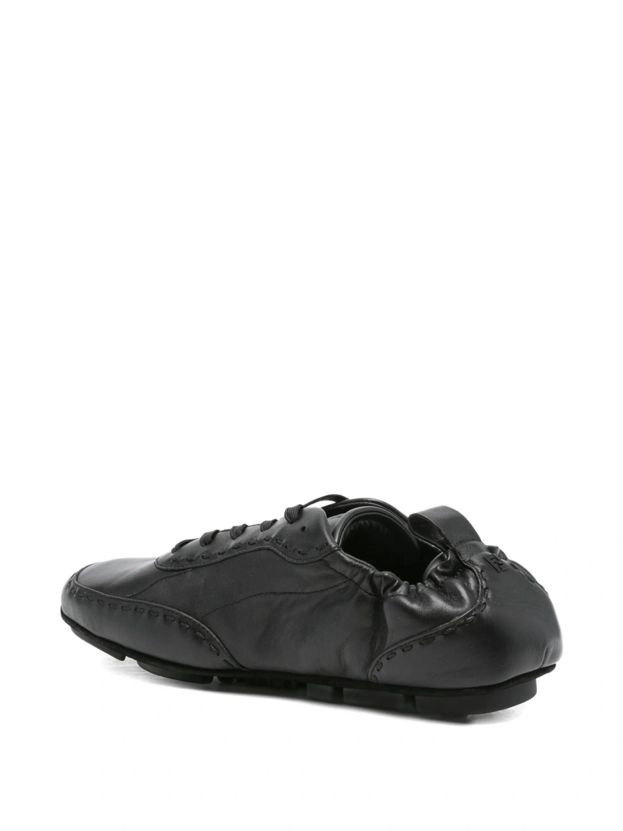 Sneakers Fendi negri din piele - Img 3