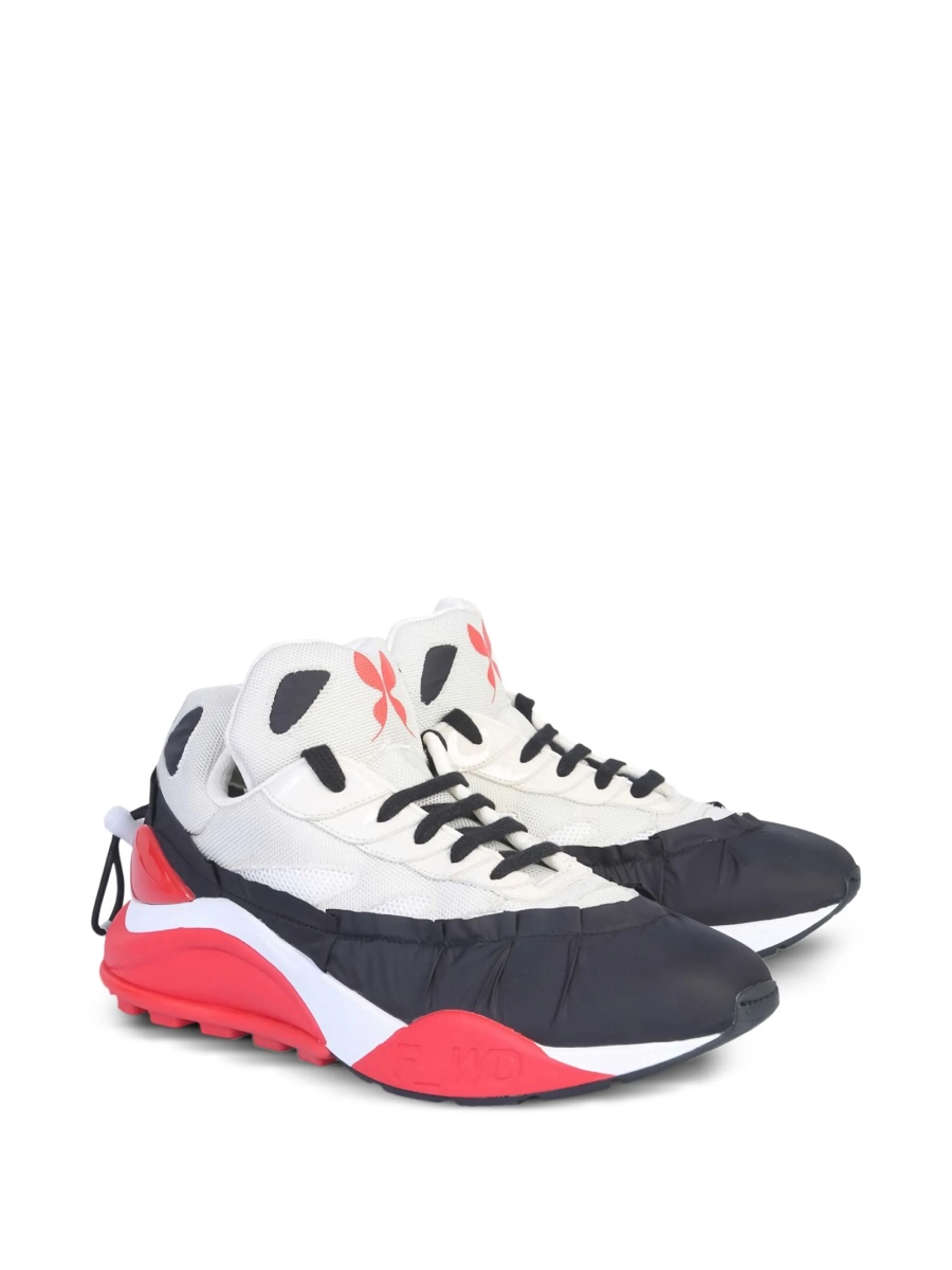 Sneakers FORWARD albi din material textil si poliuretan - Img 2