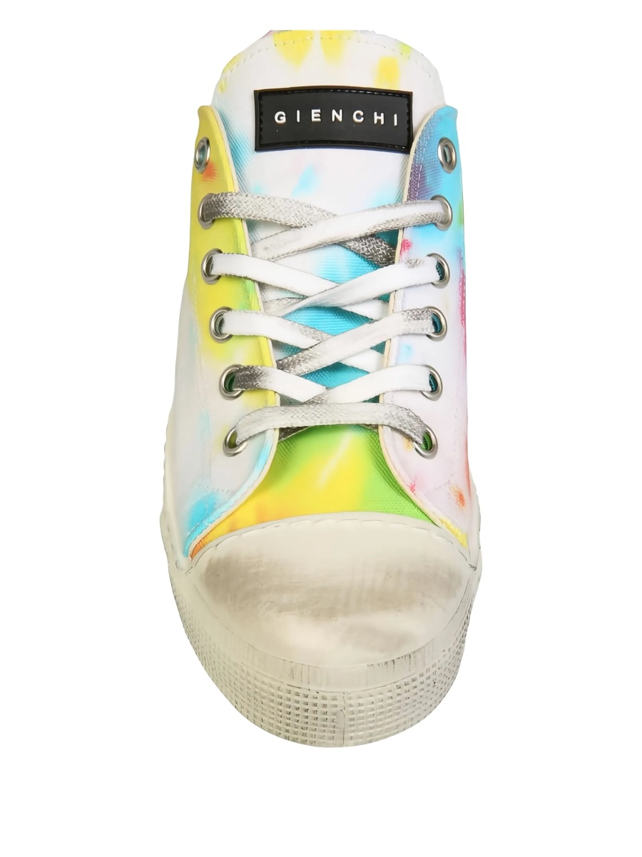 Sneakers GIENCHI galbeni din bumbac organic - Img 3