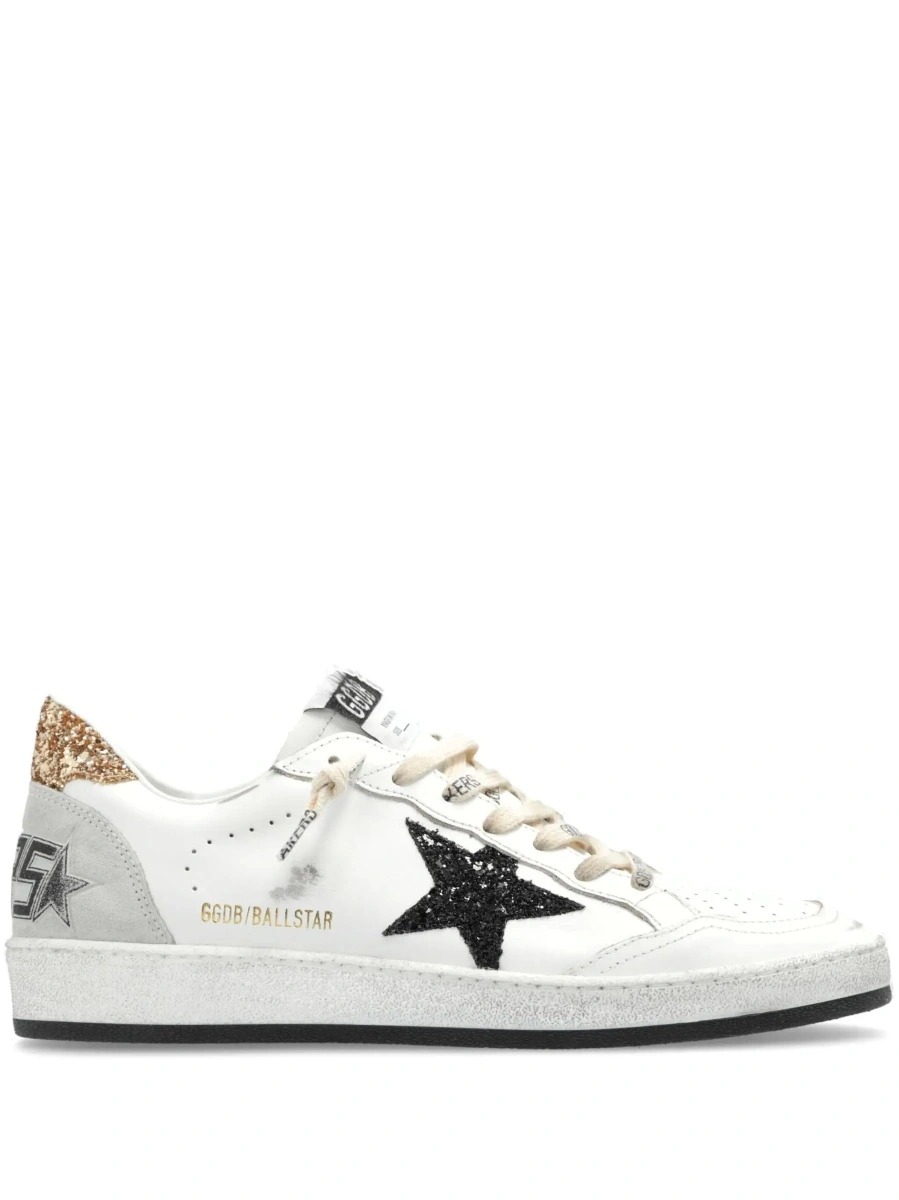 Sneakers Golden Goose 'Ball Star' albi din piele 'Ballstar' - Img 10