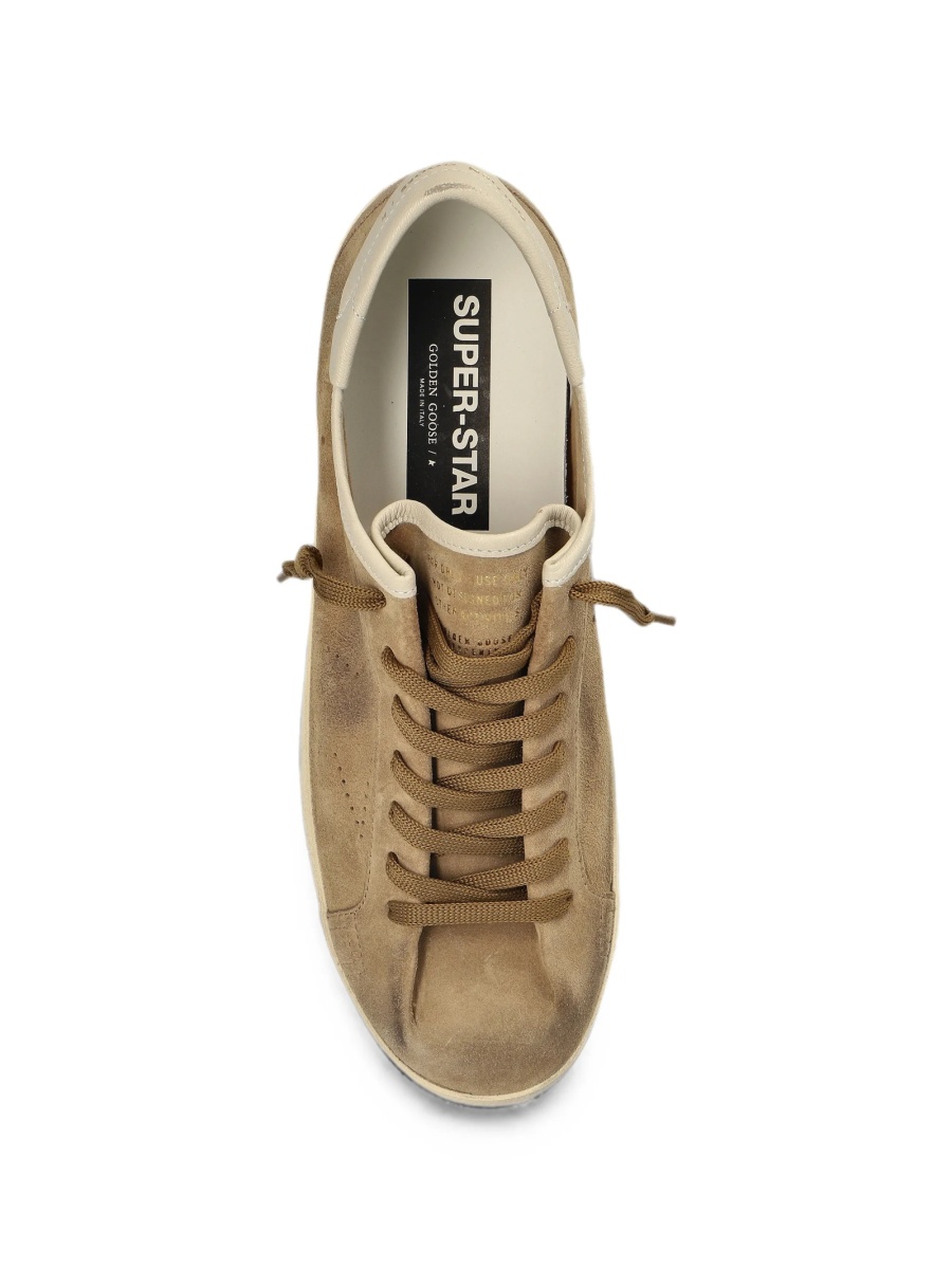 Sneakers Golden Goose maro din piele - Img 3