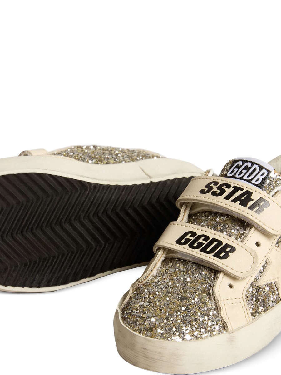 Sneakers Golden Goose neutri din pet si poliuretan - Img 3