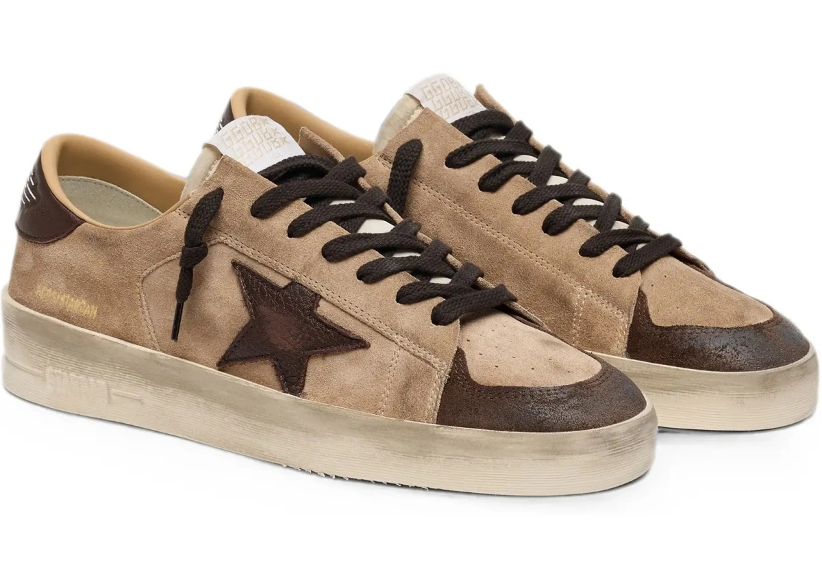 Sneakers Golden Goose 'Stardan' din piele intoarsa - Img 5