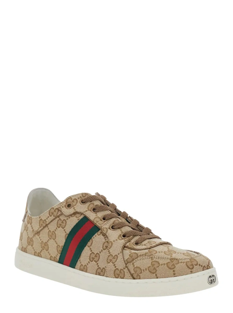 Sneakers Gucci bej din canvas GG - Img 2