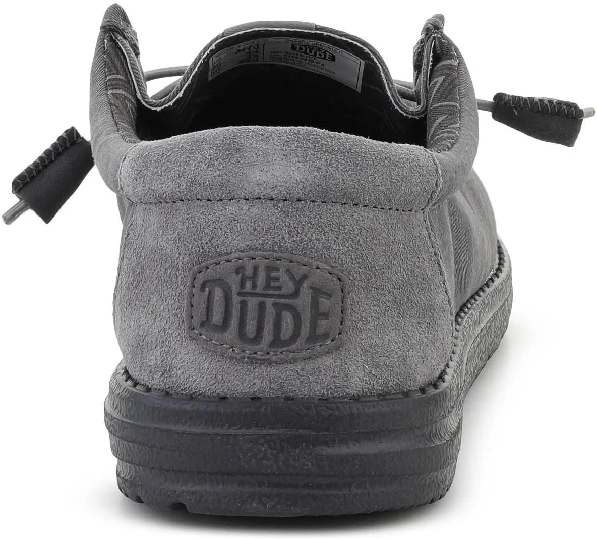 Sneakers Hey Dude gri din canvas - Img 5