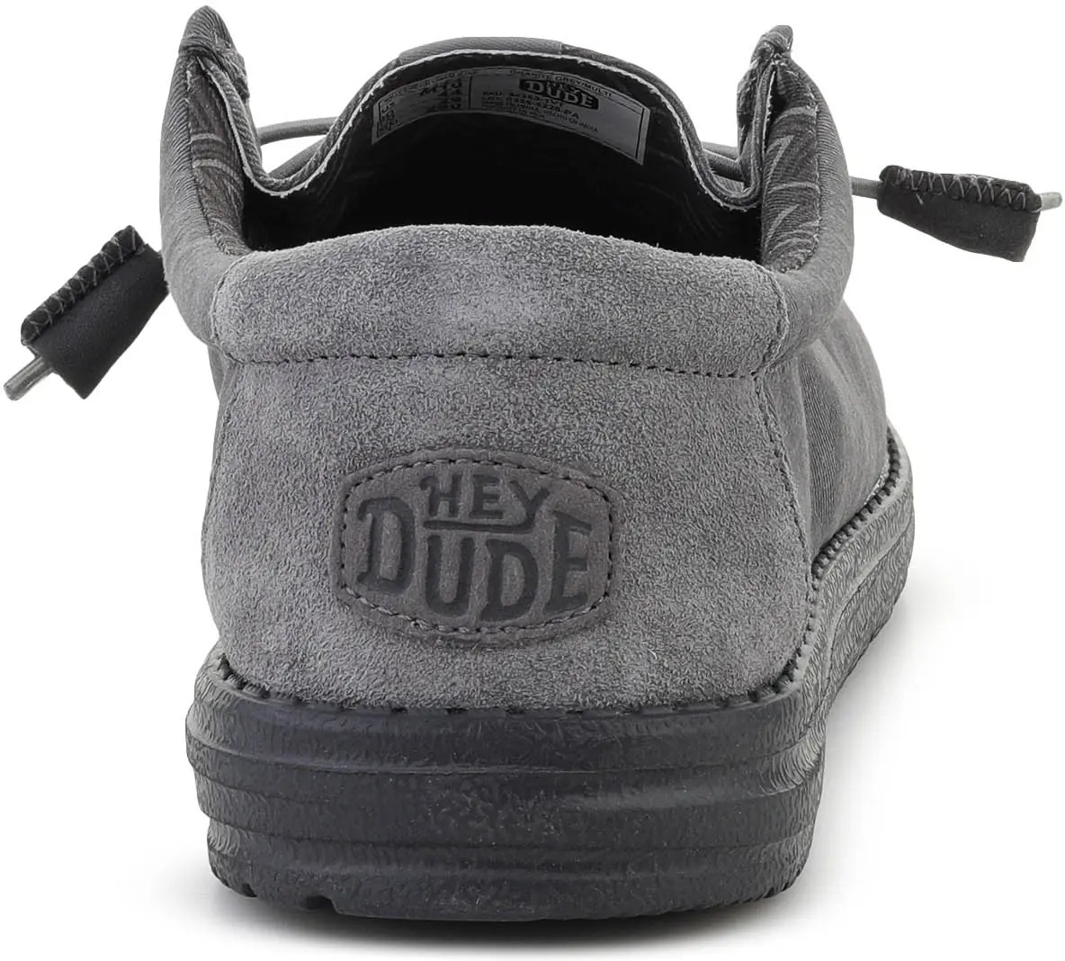 Sneakers HEYDUDE WALLY STRETCH CANVAS BLOCK GRANITE GREY/MULTI - Img 5