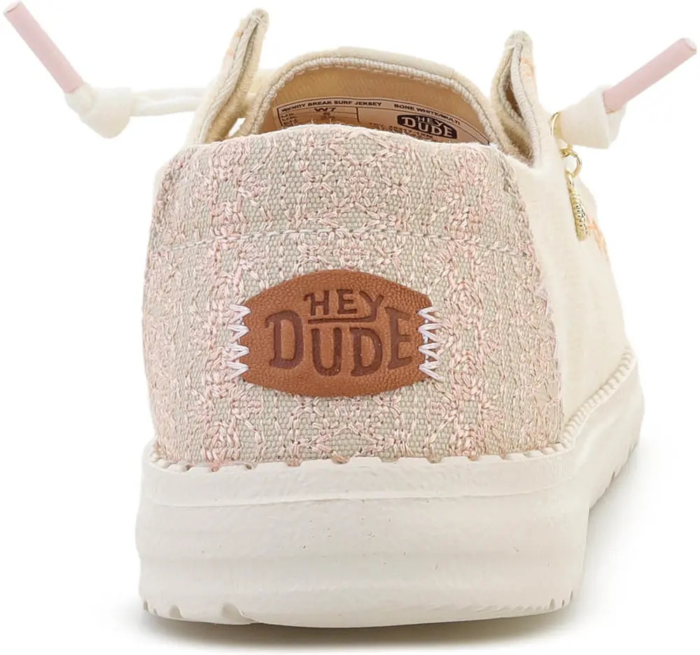 Sneakers HEYDUDE WENDY BREAK SURF JERSEY BONE WHITE/MULTI - Img 4