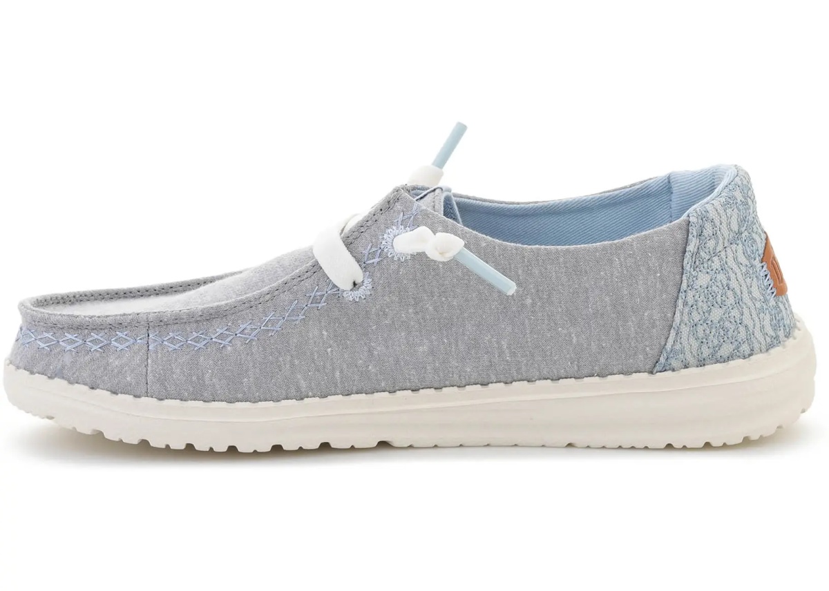 Sneakers HEYDUDE WENDY BREAK SURF JERSEY HEATHER GREY/MULTI - Img 4