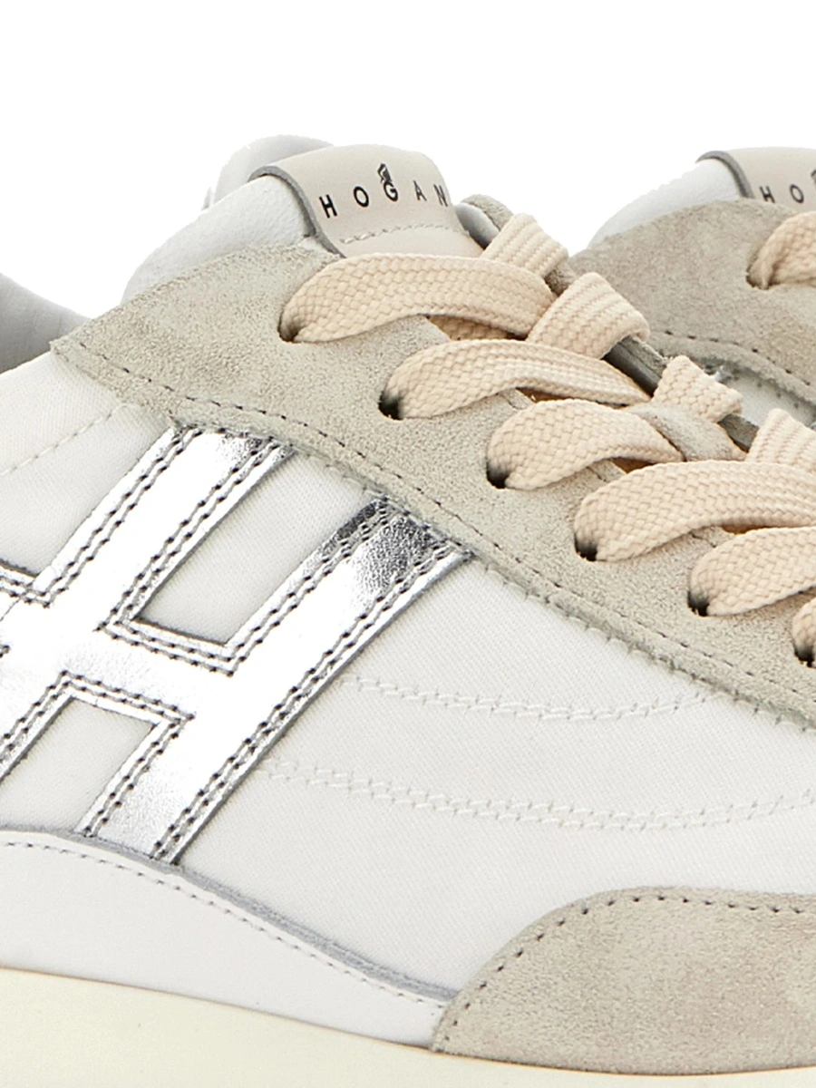 Sneakers Hogan albi din piele - Img 5