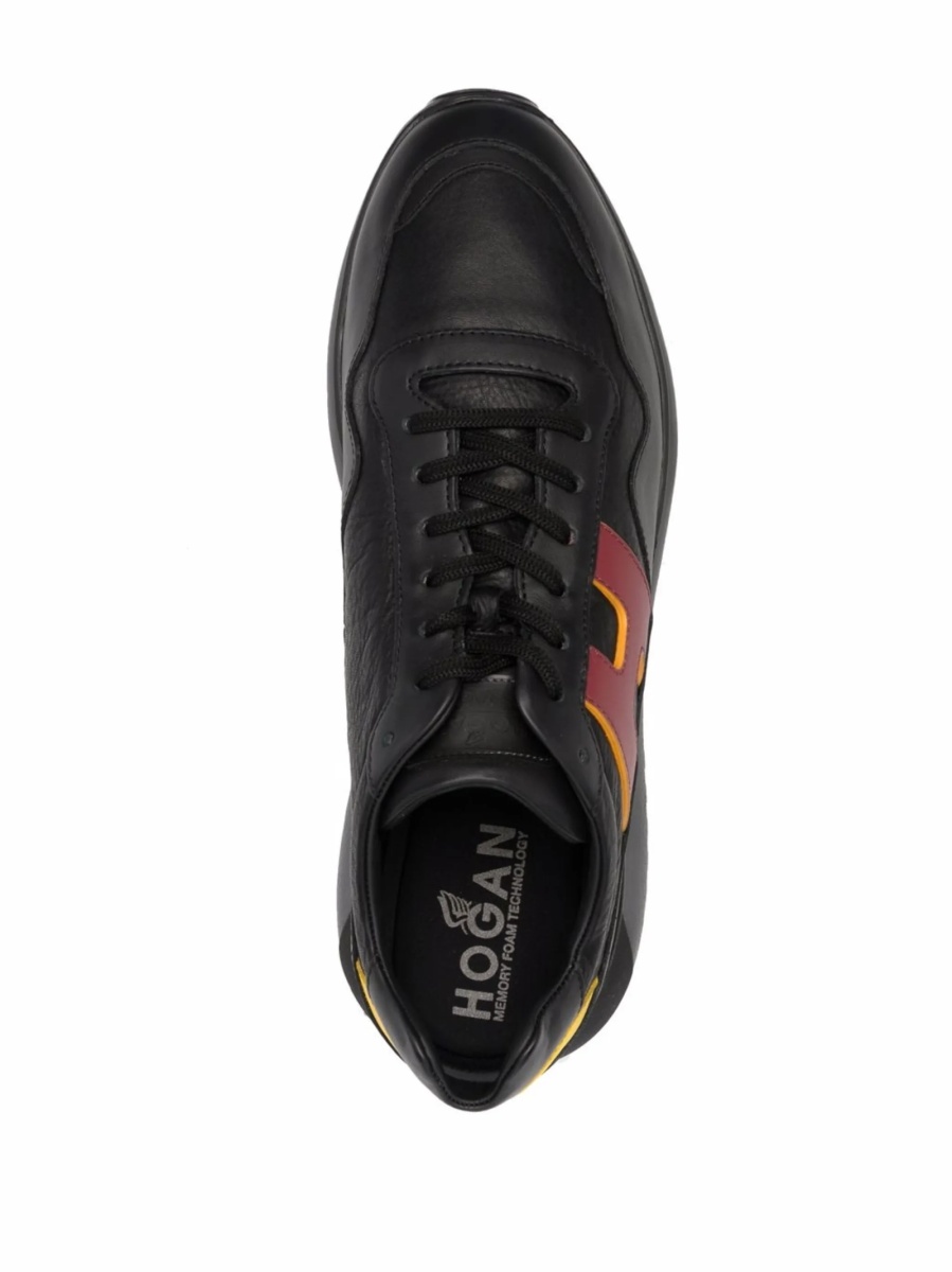 Sneakers Hogan interactive negri din piele - Img 4